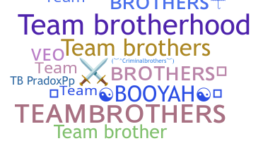별명 - TeamBrothers
