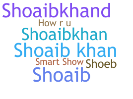 별명 - shoaibkhan