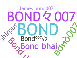 별명 - bond007