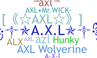 별명 - Axl