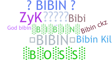 별명 - Bibin