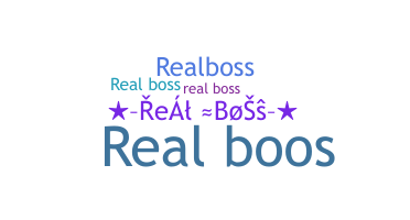 별명 - realboss