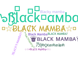 별명 - blackmamba