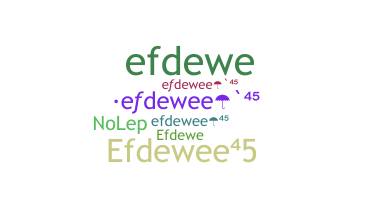 별명 - efdewee45