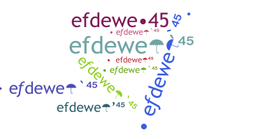 별명 - efdewe45