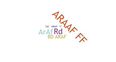 별명 - araf