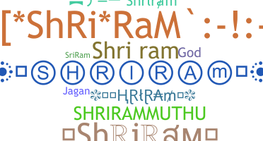 별명 - Shriram