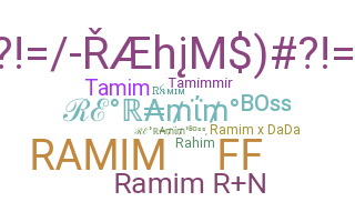 별명 - ramim