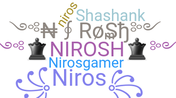 별명 - Nirosh