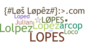 별명 - Lopes