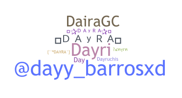 별명 - Dayra