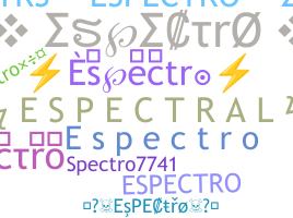 별명 - Espectro