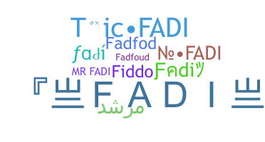 별명 - Fadi