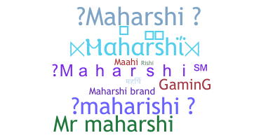 별명 - Maharshi