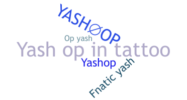 별명 - YASHOP