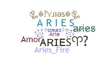 별명 - Aries