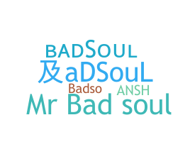 별명 - badsoul
