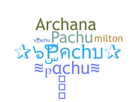 별명 - pachu