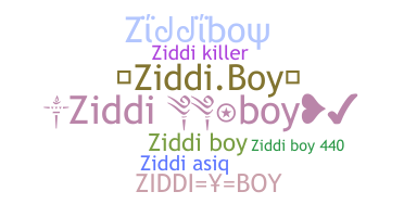 별명 - Ziddiboy