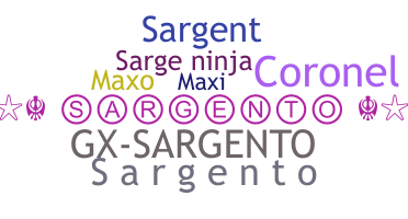 별명 - Sargento