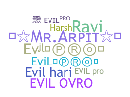 별명 - Evilpro
