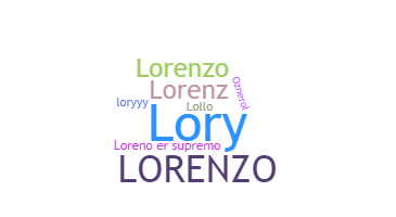 별명 - lorenzo