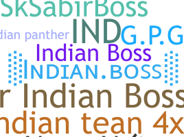 별명 - IndianBoss