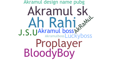 별명 - Akramul