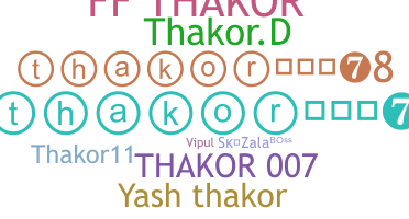 별명 - Thakor007