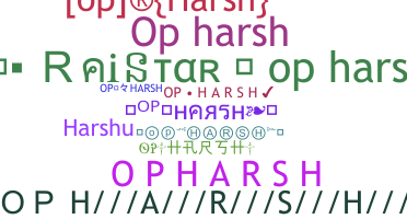 별명 - Opharsh