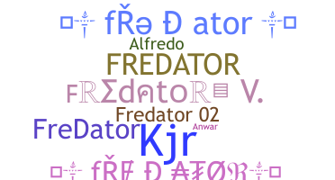 별명 - Fredator