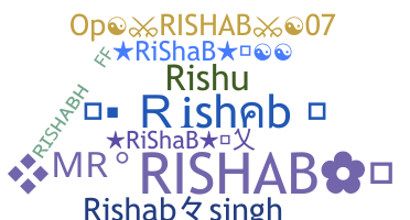 별명 - Rishab