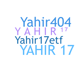 별명 - Yahir17