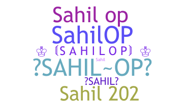 별명 - SahilOp