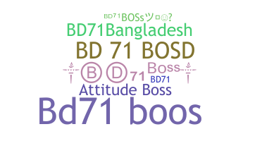 별명 - BD71BosS