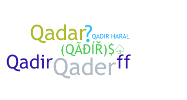 별명 - Qadir