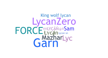 별명 - Lycan
