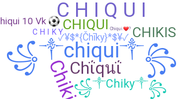 별명 - Chiqui