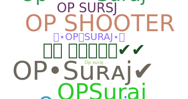 별명 - Opsuraj