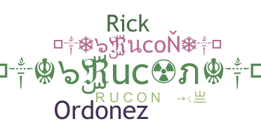 별명 - Rucon