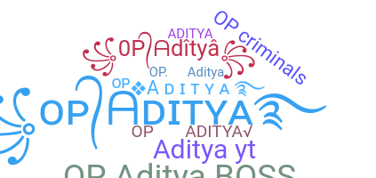 별명 - OPAditya