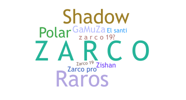 별명 - Zarco