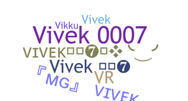 별명 - Vivek007