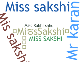 별명 - MissSakshi