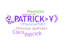 별명 - Patrick47lol