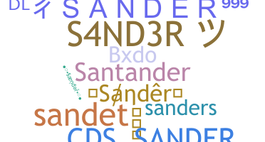 별명 - Sander