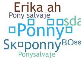 별명 - Ponny