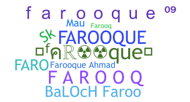 별명 - Farooque