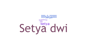 별명 - Setya