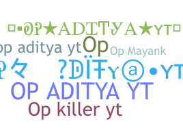 별명 - Opadityayt